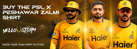 Buy the PSL X Peshawar Zalmi Shirt – Show Your Team Spirit in Style!