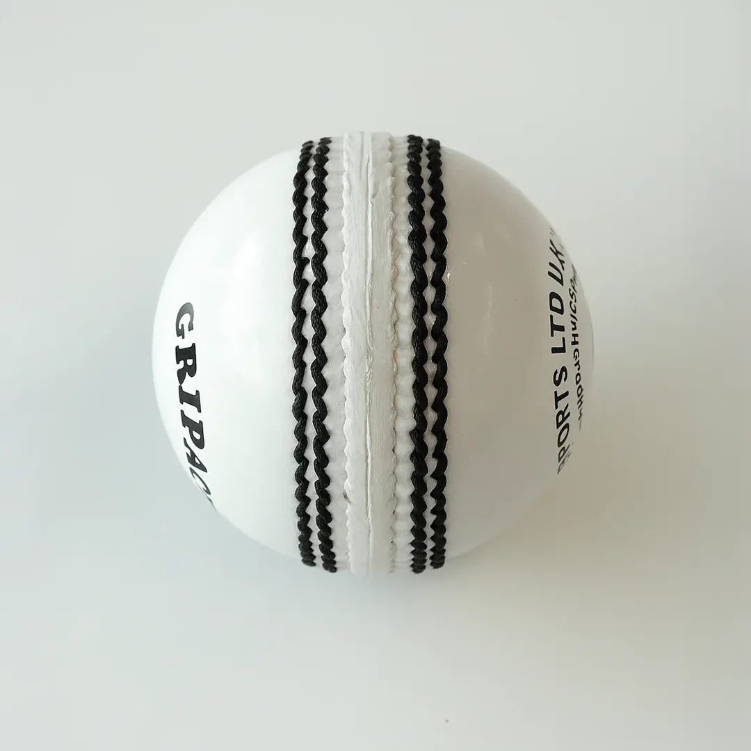 White Leather Cricket Ball – Pro Quality