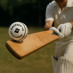 White Leather Cricket Ball – Pro Quality