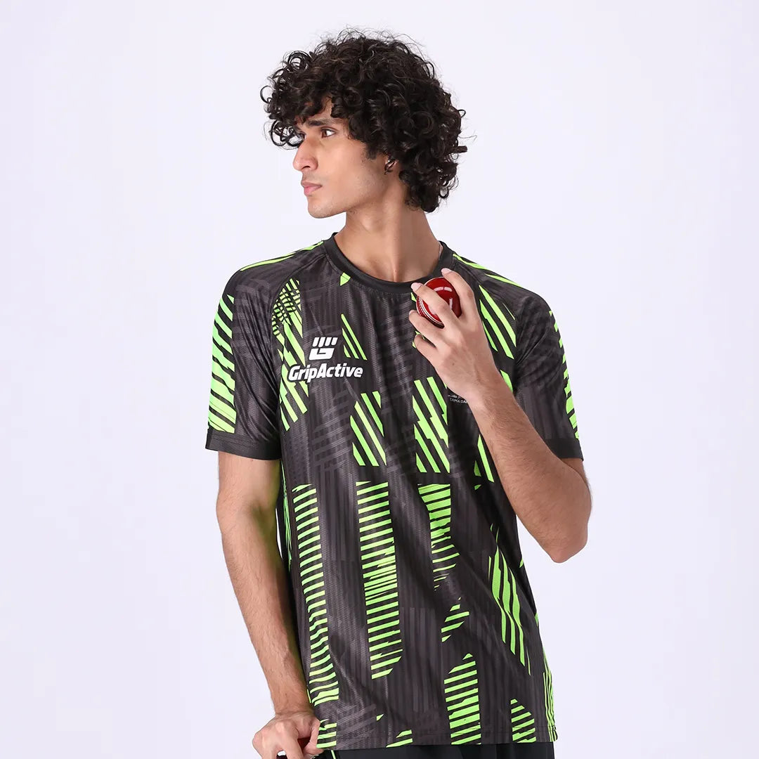 Lahore Qalandar Official PSL X Training Jersey Half Sleeve