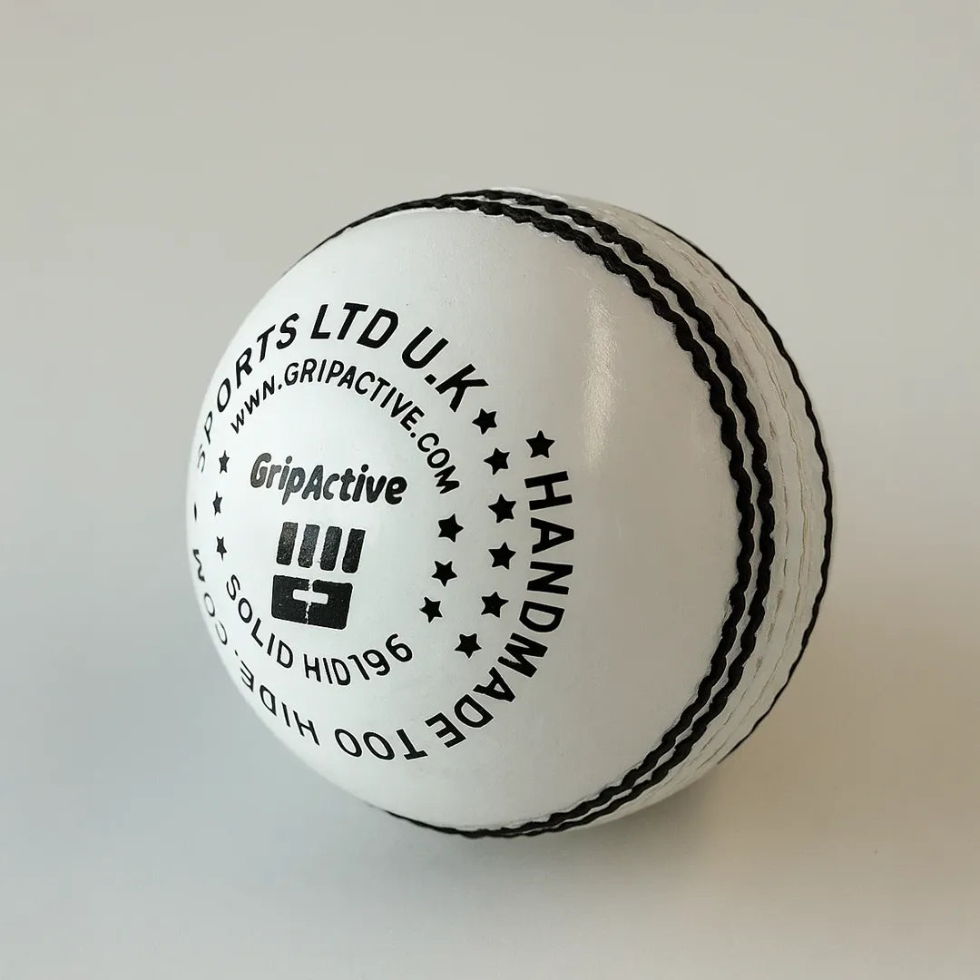 White Leather Cricket Ball – Pro Quality