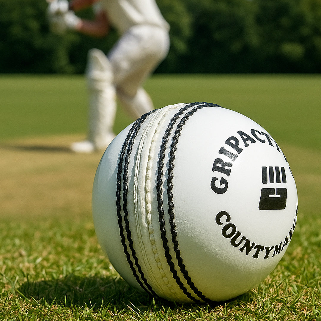 White Leather Cricket Ball – Pro Quality