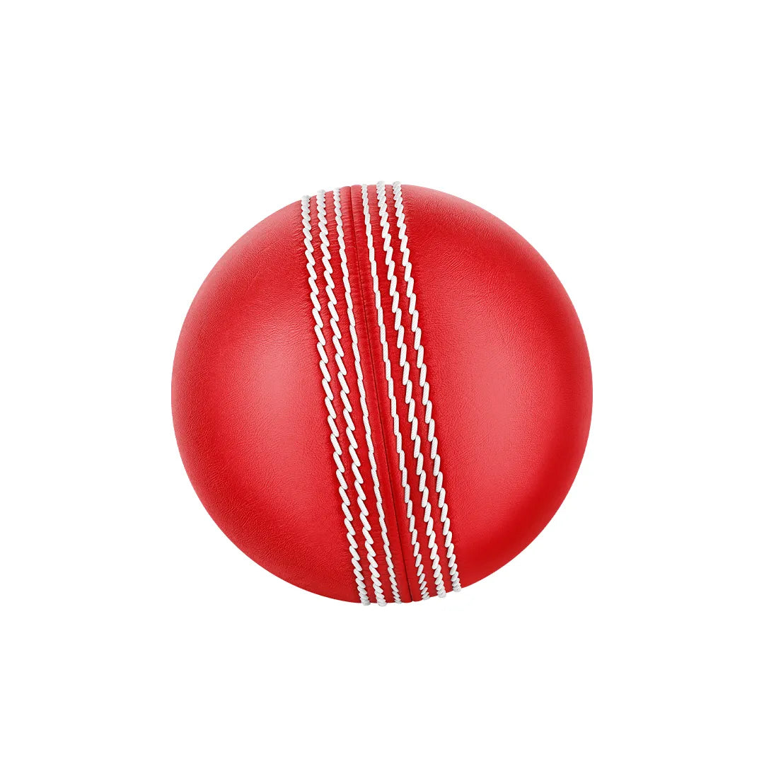 Red Leather Cricket Ball – Pro Quality